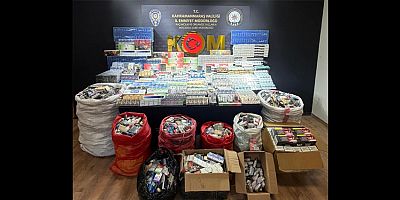 KAHRAMANMARAŞ’TA KAÇAK TÜTÜN OPERASYONU: -14 BİN 210 PAKET SİGARA ELE GEÇİRİLDİ