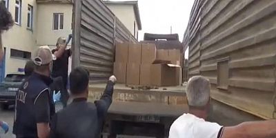 KAHRAMANMARAŞ’TA KAÇAKÇILIK OPERASYONU: 2 MİLYON 62 BİN 500 DAL MAKARON ELE GEÇİRİLDİ