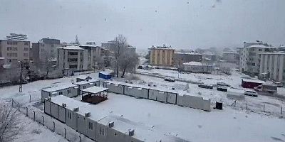 KAHRAMANMARAŞ'TA KAR YAĞIŞI ETKİLİ OLDU