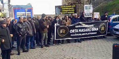 yaşadıkları sorunlara dikkat çekmek için yürüdü.