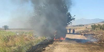 Kahramanmaraş’ta otomobilde çıkan yangın maddi hasara neden oldu.