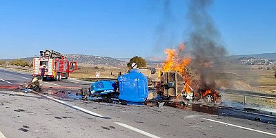 Kahramanmaraş’ta traktör ile otomobilin çarpışması sonucu yaşanan trafik kazasında 1’i ağır 3 kişi yaralandı.