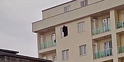 KAHRAMANMARAŞ’TA PENCEREDEKİ KADIN İÇİN EKİPLER HAREKETE GEÇTİ