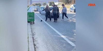 KAHRAMANMARAŞ’TA TRAFİKTE GERGİNLİK BOKS RİNGİNE DÖNDÜ