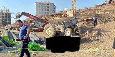 KAHRAMANMARAŞ’TA TRAKTÖR DEVRİLDİ SÜRÜCÜ ÖLDÜ