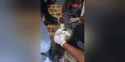 KAHRAMANMARAŞ’TA YOĞURT KAPINDA KAÇAK SİLAH OPERASYONU