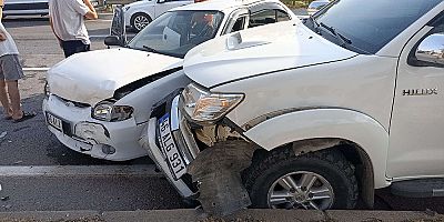 -KAHRAMANMARAŞ’TA ZİNCİRLEME KAZA: 4 YARALI