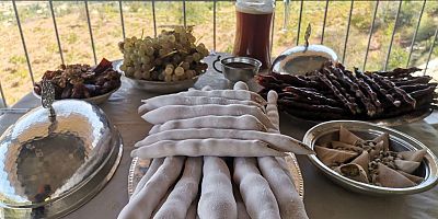 kabarcık üzümünden yapılan pekmez ürünleri