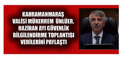 Kahramanmaraş Valisi Mükerrem Ünlüer