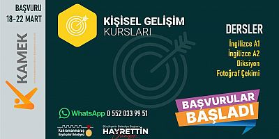 KAMEK’İN YENİ ATÖLYELERİ KATILIMCILARINI BEKLİYOR