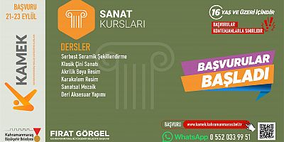 KAMEK’TE GÜZ DÖNEMİ KURSLARINA BAŞVURULAR BAŞLADI