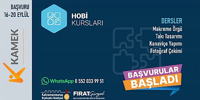 Kahramanmaraş Büyükşehir Belediyesinin Meslek Edindirme ve Sanat Eğitimi Kursları’nda yeni dönem başlıyor. Kişisel Gelişim