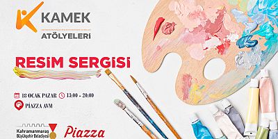 KAMEK’TEN RENKLİ FİNAL; YIL SONU RESİM SERGİSİ SANATSEVERLERLE BULUŞUYOR