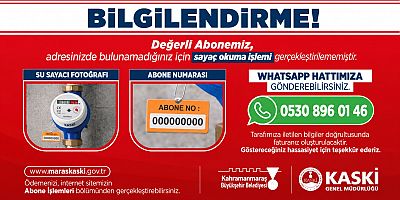 KASKİ’DEN ABONELERE SAYAÇ UYARISI: SAYAÇ FOTOĞRAFINIZI WHATSAPP’TAN GÖNDERİN