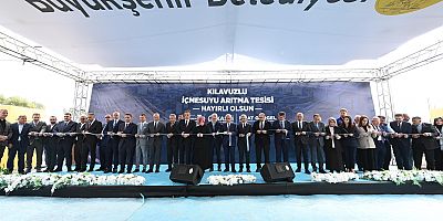 KILAVUZLU İÇMESUYU ARITMA TESİSİ HİZMETE AÇILDI
