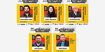 KİTAP FUARI, CUMARTESİ GÜNÜ BİRBİRİNDEN DEĞERLİ İSİMLERİ AĞIRLAYACAK