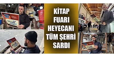KİTAP FUARI HEYECANI TÜM ŞEHRİ SARDI