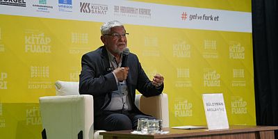 KİTAP FUARI’NDA SÜLEYMAN ARSLANTAŞ, ORTA DOĞU’YU DEĞERLENDİRDİ