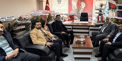 KMESOB BAŞKANI KUYBU’DAN BAŞKAN ÇİÇEK’E HAYIRLI OLSUN ZİYARETİ