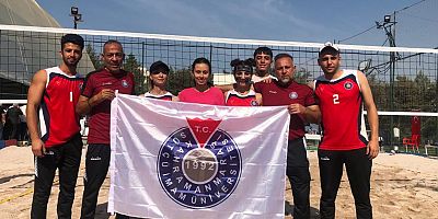 KSÜ PLAJ VOLEYBOL TAKIMLARINDAN GURURLANDIRAN BAŞARI