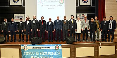 Kahramanmaraş Sütçü İmam Üniversitesi (KSÜ) ve Öz Sağlık ve Sosyal Hizmet İşçileri Sendikası (Öz Sağlık-İş) arasında Toplu İş Sözleşmesi İmzalandı.
