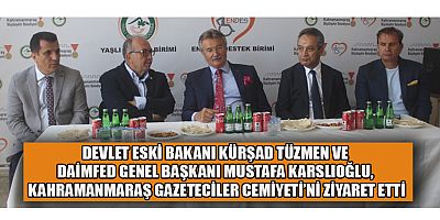 KÜRŞAD TÜZMEN: “DOĞRU İNŞAAT, DÜZGÜN MÜTEAHHİTLERLE YAPILIR”