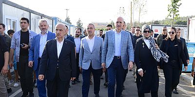 KURTULMUŞ VE GÜNGÖR’DEN KONTEYNER KENT’TE BAYRAM ZİYARETİ