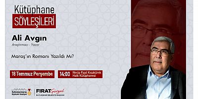 Büyükşehir Belediyesinin Kütüphane Söyleşileri’nde bu hafta Araştırmacı – Yazar Ali Avgın okurlarla buluşacak. 18 Temmuz Perşembe günü NFK Halk Kütüphanesi’nde düzenlenecek söyleşi saat 14.00’da başla