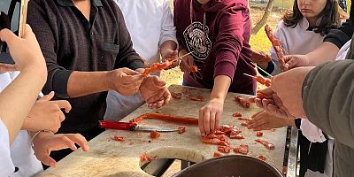 MADO TURİZM OTELCİLİK ÖĞRENCİLERİNE MERDAN BALIK EVİ'NDE UYGULAMALI EĞİTİM