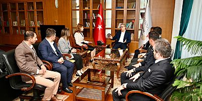 MHP HEYETİNDEN BAŞKAN GÜNGÖR’E ZİYARET