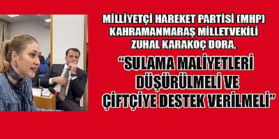 MHP’Lİ KARAKOÇ DORA: 