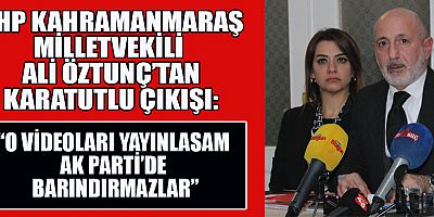 MİLLETVEKİLİ ÖZTUNÇ: KAHRAMANMARAŞ’IN SORUNLARI TRANSFERLE ÇÖZÜLMEZ