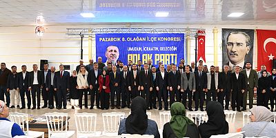 AK Parti Pazarcık 8. Olağan Kongresi’ne katılan Başkan Fırat Görgel