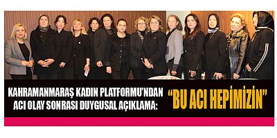 PLATFORM BAŞKANI ZEYNEP ARIKAN, “YAŞAM HAKKI KUTSALDIR”