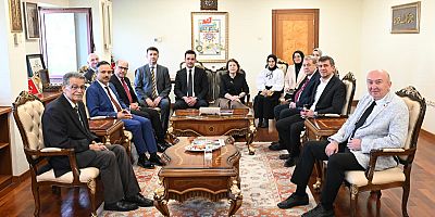PROF. DR. SAMİ GÜÇLÜ’DEN KSÜ REKTÖRÜ PROF. DR. ALPTEKİN YASIM’A ZİYARET