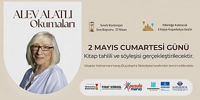 PUSULA MARAŞ’IN ÖDÜLLÜ “ALEV ALATLI OKUMALARI” PROGRAMINA BAŞVURULAR BAŞLADI