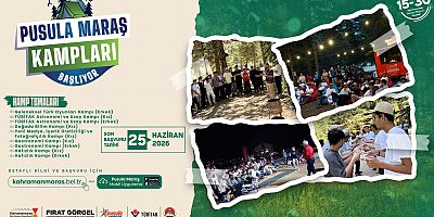 PUSULA MARAŞ YAZ KAMPLARINA BAŞVURULAR BAŞLADI!