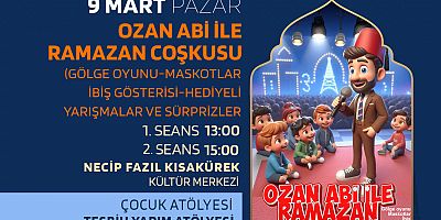 RAMAZAN NEŞESİ NFK’DA; HAYDİ ÇOCUKLAR BÜYÜKŞEHİR’İN ETKİNLİKLERİNE