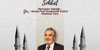 RAMAZAN SOKAĞI’NDA MANEVİ İKLİM ÖZEL BİR SOHBET PROGRAMIYLA DERİNLEŞİYOR
