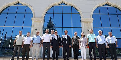 REKTÖR BAKAN, BAŞKAN OKUMUŞ’U ZİYARET ETTİ