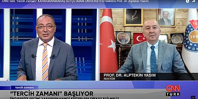 Kahramanmaraş Sütçü İmam Üniversitesi (KSÜ) Rektörü Prof. Dr. Alptekin Yasım