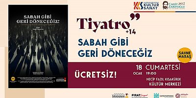 SAHNE MARAŞ, FİLİSTİN’İN MÜCADELESİNİ SAHNEYE TAŞIYOR