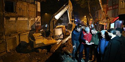 SARAYALTI – KALE BAĞLANTI YOLUNDA ÇALIŞMALAR HIZLA İLERLİYOR