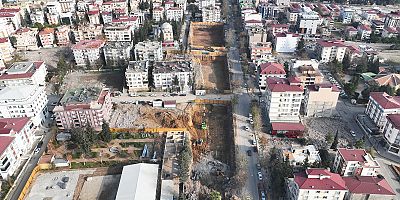 Kentsel Tasarım Projesi kapsamında kalıcı konut ve iş yerleri hızla yükselirken; Zübeyde Hanım Bulvarı