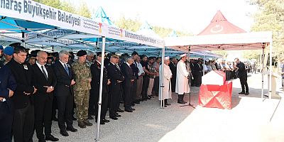 ŞEHİT POLİS MEMURU PEKSOY, KAHRAMANMARAŞ'TA SON YOLCULUĞUNA UĞURLANDI