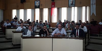 ŞEHRİN HARİTALAMA SÜREÇLERİ İLE İLGİLİ TEKNİK TOPLANTI YAPILDI