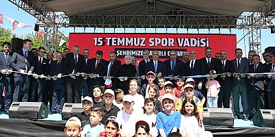 ŞEHRİN İLK SPOR VADİSİ GÖRKEMLİ TÖRENLE AÇILDI