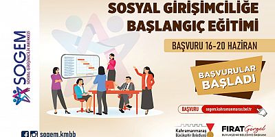 Kahramanmaraş Büyükşehir Belediyesi Sosyal Girişimcilik Merkezi (SOGEM)