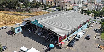 SOSYETE PAZARI YENİ YERİNDE HİZMET VERMEYE BAŞLADI