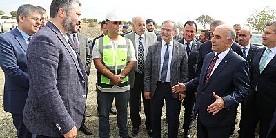 TEKSTİL İHTİSAS OSB İÇİN TEMEL ATMA TÖRENİ DÜZENLENDİ